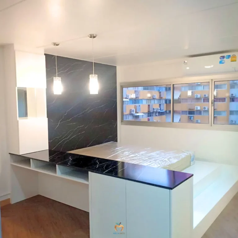 บิวท์อินรีโนเวท Poppular Condo เมืองทองธานี