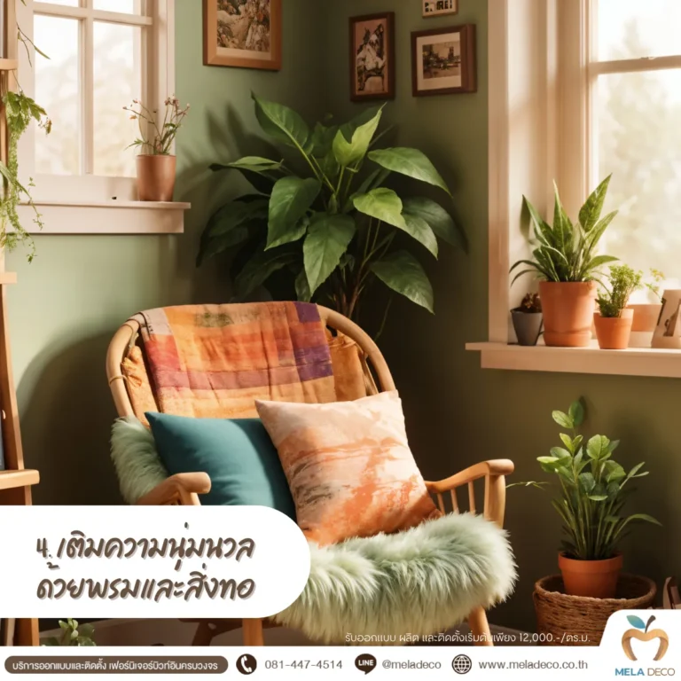 เติมความนุ่มนวลด้วยพรมและสิ่งทอ