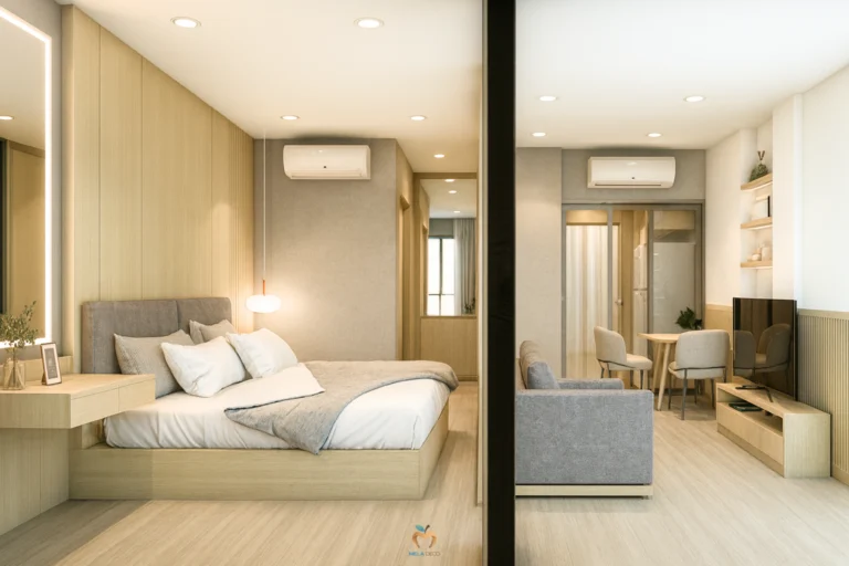 รีวิวการออกแบบ ตกแต่งภายในบิวท์อิน Niche Mono Condo