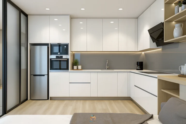 รีวิวการออกแบบ ตกแต่งภายในบิวท์อิน Niche Mono Condo ห้องครัว