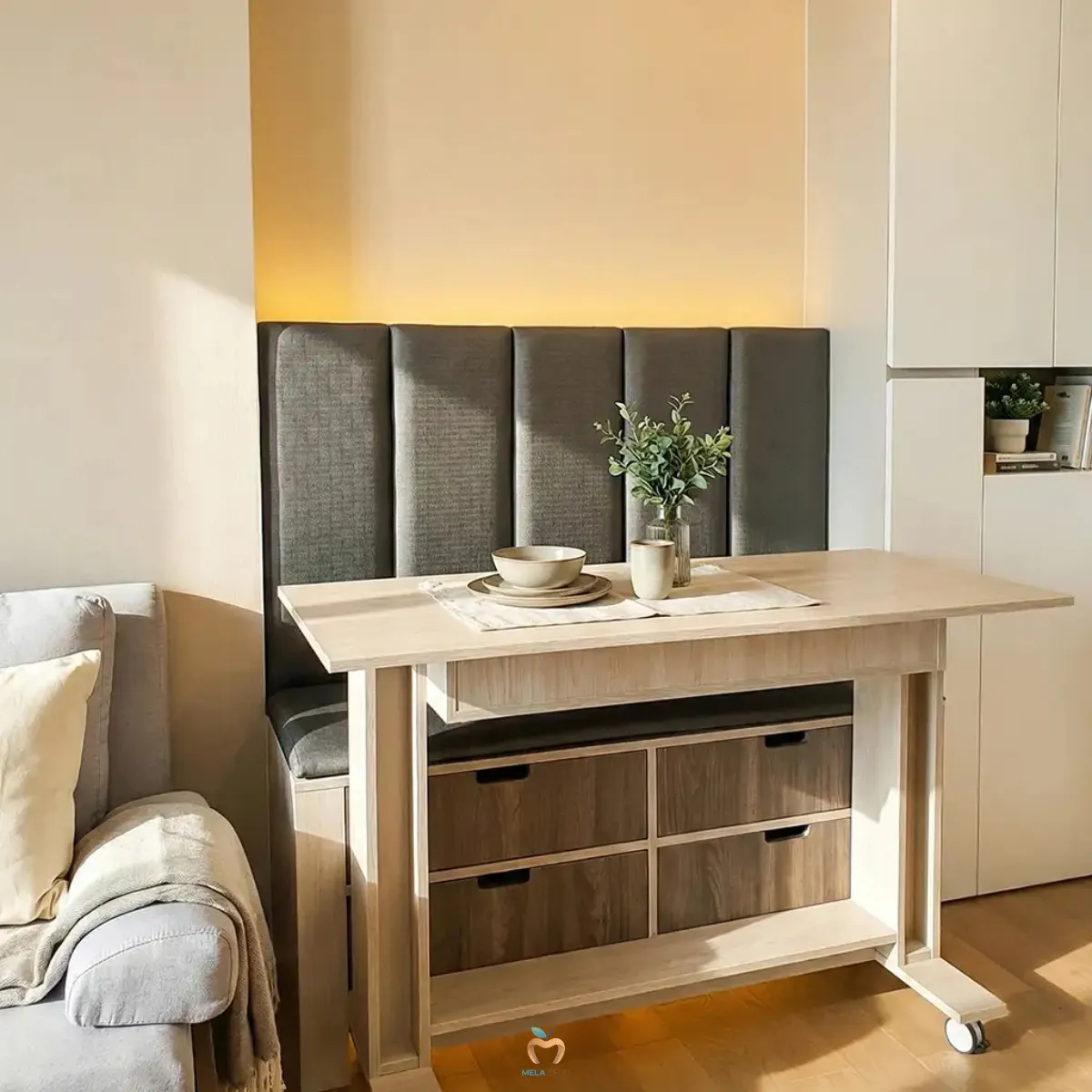 รีวิวบิ้วอินโต๊ะ The Saint Residences