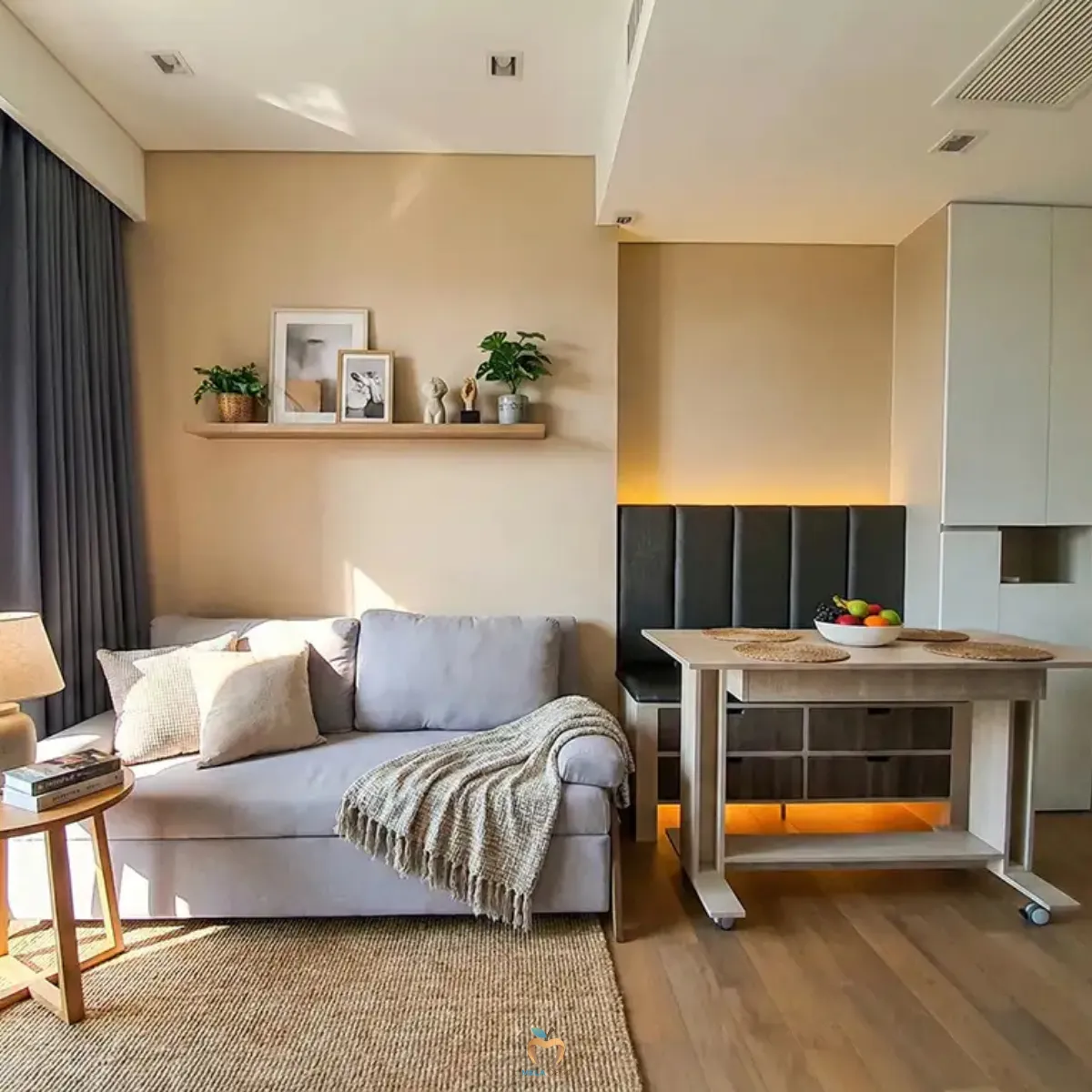 รีวิวบิ้วอินห้องนั่งเล่น The Saint Residences